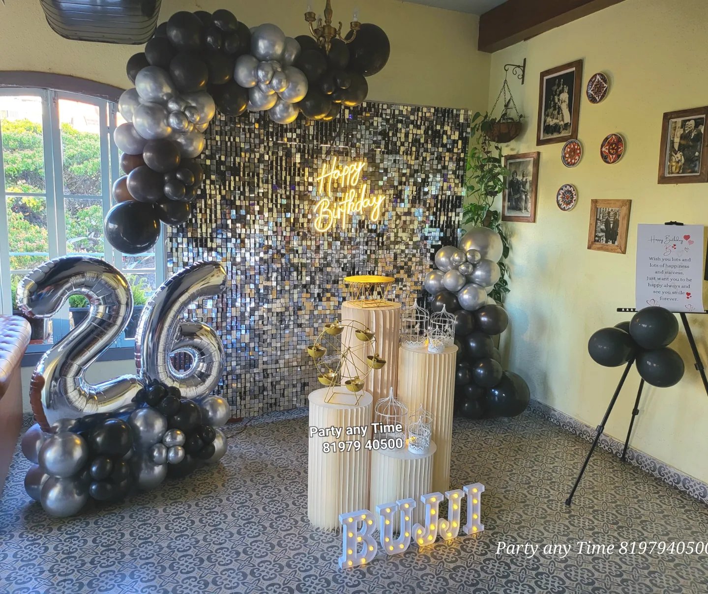 26th surprise decoration