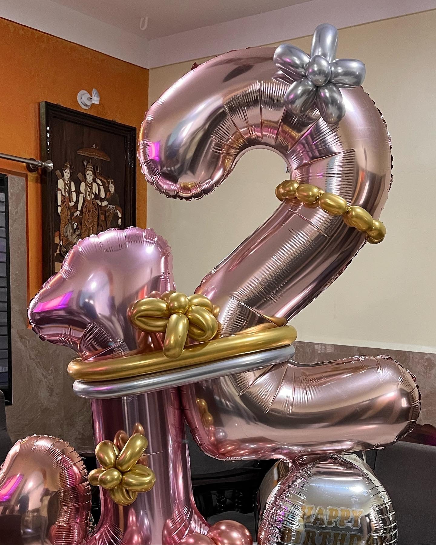 12year birthday balloons bouquet