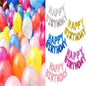 Air Balloons Decoration 100 +Happy Birthday Foil Balloons