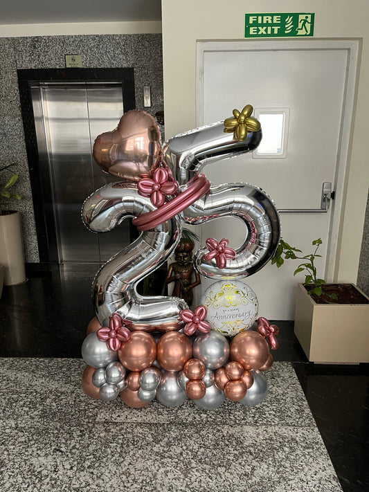 25th birthday decorations bouquet